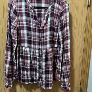 Maurice’s babydoll top size small